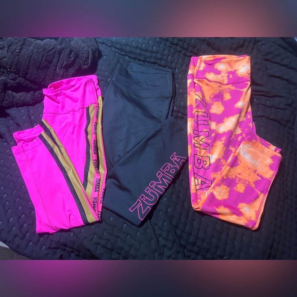 3 Zumba leggings. Size XXL